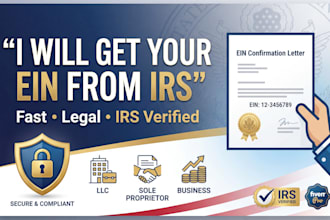 get your ein number from irs for llc or sole US and non US residents