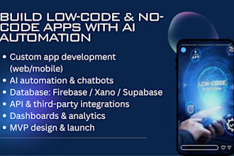 build powerful low code and no code apps with ai automation