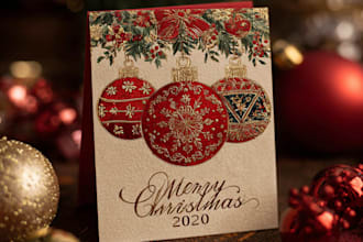 do custom greeting card, birthday card christmas card