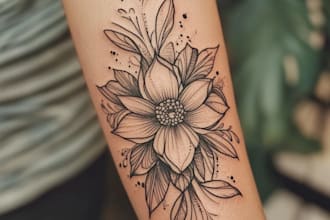 design minimalist tattoo arts