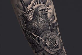 create tattoo art and design
