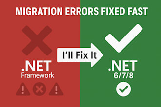 fix dotnet framework upgrade build errors