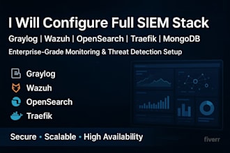 setup graylog wazuh, suricata, elasticsearch, siem, elastic