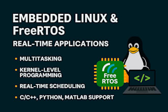 build embedded linux and freertos systems for realtime applications