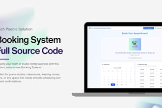 provide booking system source code