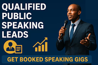 book paid speaking engagements with targeted speaker leads