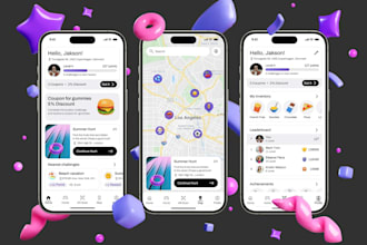 scavenger app, treasure hunt gam app, event participation app, quest and mission