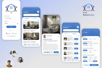 develop roommate finder app, real estate app, apartment finder, school app