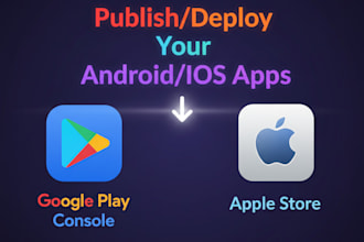 upload and publish your app to google play store and app store