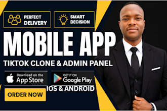 create custom tiktok clone with video promotion, live streaming with pk battles
