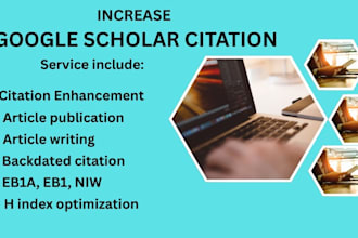 cite article reference paper, backdate and increase google scholar citations