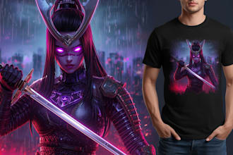 creat ai t shirt design for you