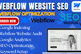 do webflow website seo optimization webflow optimization