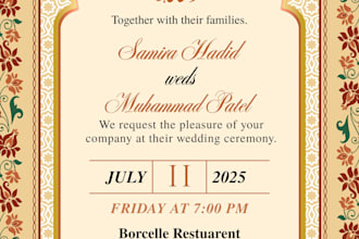 create wedding invitation video