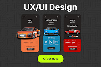 design UI UX and user flow for your mobile app in figma