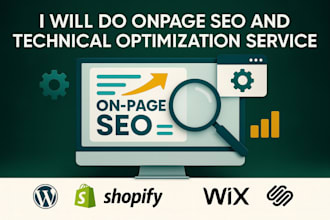 onpage SEO optimization for wordpress, wix, shopify expert