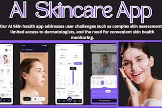develop ai skincare app, skincare smart scan app, skin condition detection app
