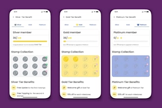 develop reward based app, a loyalty app, a gamification app, discount app