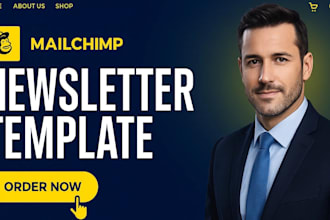 design mailchimp email template email newsletter mailchimp email automation flow