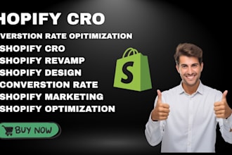 be your shopify cro expert  boost conversion rate