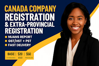 canada company registration and extraprovincial registration
