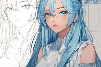 draw anime and manga illustrations