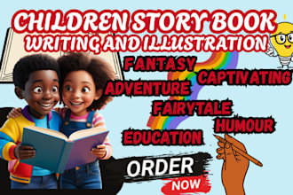 write children story book kids story ghostwrite book writing short story