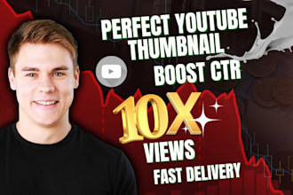 design a perfect thumbnail, youtube thumbnail, clickbait thumbmail