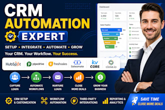 setup salesmate freshsales hubspot close io pipedrive crm automation