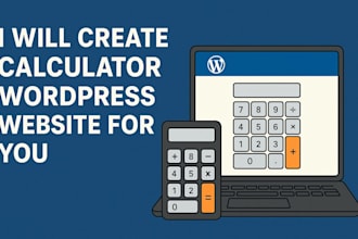 create a calculator wordpress website