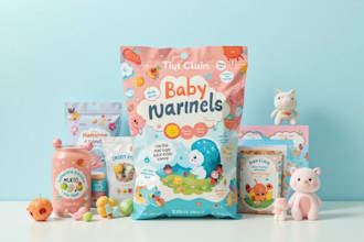 design your unique baby product and toys packaging
