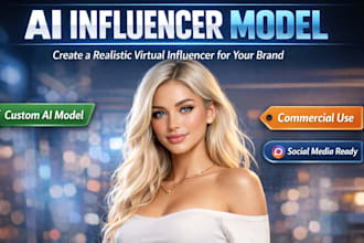 create a profit ready ai onlyfans model or influencer, ai influencer model