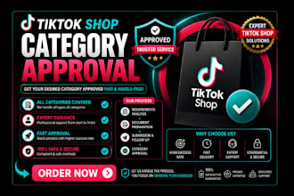 get your tiktok shop category approved and unlock restricted categories