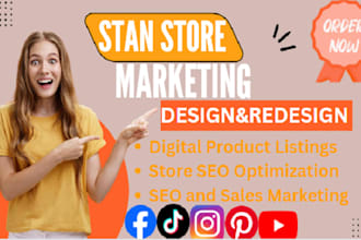 do stan store promotion, stan store marketing, esty, SEO store promotion