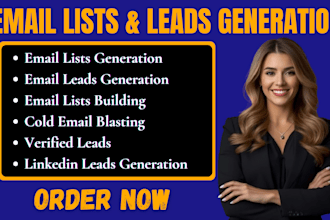 do b2b verified niche targeted email lists leads building generation blasting
