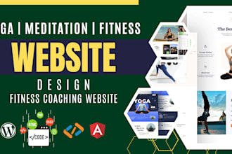 create a yoga, meditation, or fitness coaching website
