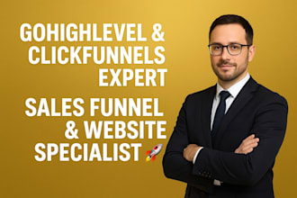 gohighlevel expert go high level clickfunnels website sales funnel specialist