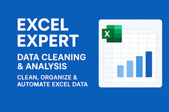 turn your messy data into organized data and analyze it