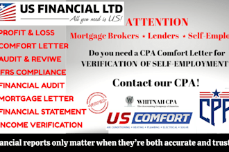 signed CPA letter CPA mortgage letter CPA comfort letter CPA income verification