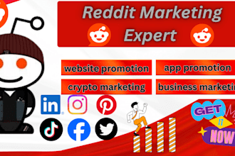 reddit post upvote for business website, ai app, saas, crypto token promotion