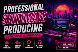 create original synthwave music