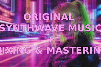create original synthwave music