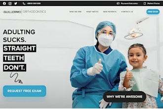 build squarespace orthodontics website orthodontics dental brace specialist site