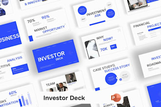 design company presentation, webinar powerpoint brochure investor pitch deck ppt