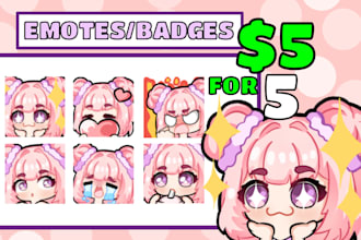 create emotes and badges