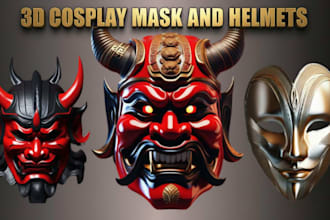 3d helmet 3d mask cosplay helmet mask model cosplay armor printable cosplay prop