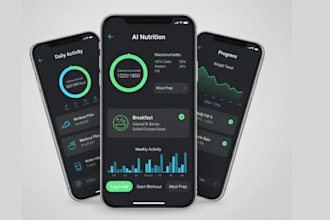 build ai calorie tracker app, ai fitness app, diet planner app, ai nutrition app