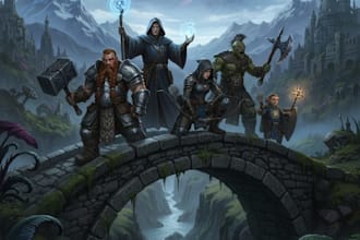 draw your dnd party