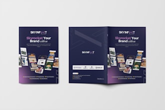 design a professional company profile or corporate brochure