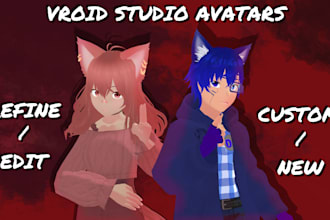 refine or create a vroid avatar for you